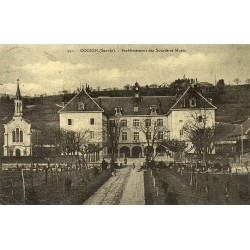 Reproduction de carte ancienne Cognin établissement des Sourds et Muets Collection Cartes d'Autrefois
