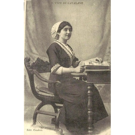 Reproduction de carte ancienne Type de Catalane Collection Cartes d'Autrefois