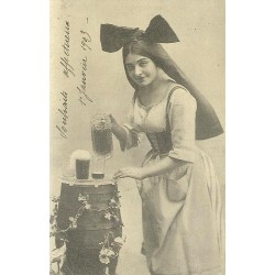 Reproduction de carte ancienne La Bière de l’Est Collection Cartes d'Autrefois