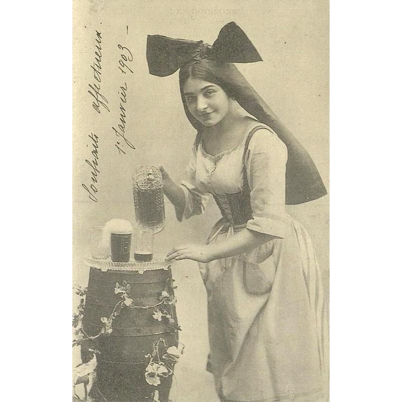 Reproduction de carte ancienne La Bière de l’Est Collection Cartes d'Autrefois