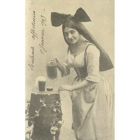 Reproduction de carte ancienne La Bière de l’Est Collection Cartes d'Autrefois