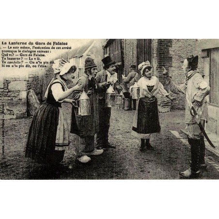 Reproduction de carte ancienne La Lanterne du Gars de Falaise Collection Cartes d'Autrefois