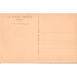 Carte postale ancienne Royan port et ancienne jetée