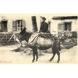 Reproduction de carte ancienne Comtes Basques Collection Cartes d'Autrefois