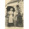 Reproduction de carte ancienne Jeunes Paysannes Bourbonnaises de Montluçon Collection Cartes d'Autrefois
