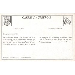 Côte d’Azur - Reproduction Carte Ancienne Paysanne