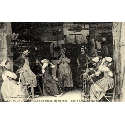 Reproduction de carte ancienne Les Ébaudes en Bresse Collection Cartes d'Autrefois