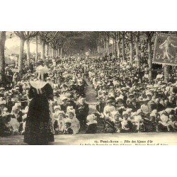 Reproduction de carte ancienne Pont-Aven Fête des Ajoncs d’Or Collection Cartes d'Autrefois
