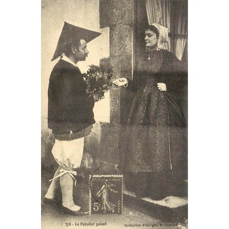 Reproduction de carte ancienne Le Paludier Galant Collection Cartes d'Autrefois
