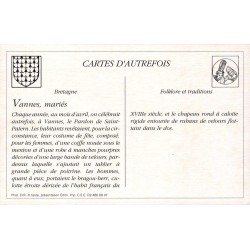 Vannes - Reproduction Carte Ancienne Mariés de Saint-PaternVannes,