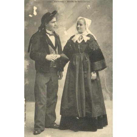 Reproduction de carte ancienne Vannes Mariés de Saint-Patern Collection Cartes d'Autrefois