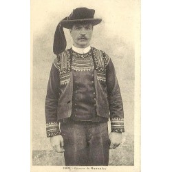 Reproduction de carte ancienne Costume de Bannalec Collection Cartes d'Autrefois
