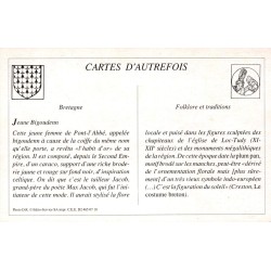 Bigouden - Reproduction Carte Ancienne Jeune Bigoudène