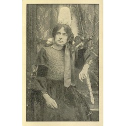 Reproduction de carte ancienne Jeune Bigoudène Collection Cartes d'Autrefois