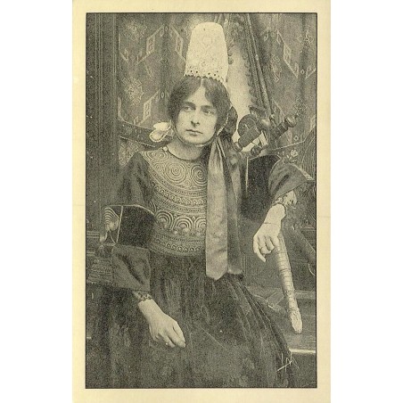 Reproduction de carte ancienne Jeune Bigoudène Collection Cartes d'Autrefois