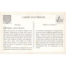Quimper - Reproduction Carte Ancienne Vieux Breton