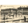 Reproduction de carte ancienne Paris Place de la Concorde Collection Cartes d'Autrefois