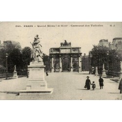 Reproduction de carte ancienne Paris Quand Même de Mercier Carrousel des Tuileries Collection Cartes d'Autrefois