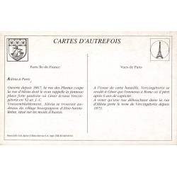 Paris - Reproduction Carte Ancienne Rue d’Alésia