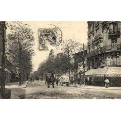 Reproduction de carte ancienne Paris Rue d’Alésia prise de la Rue des Plantes Collection Cartes d'Autrefois