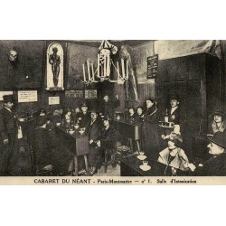 Reproduction de carte ancienne Cabaret du Néant Salle d’Intoxication Montmartre Collection Cartes d'Autrefois
