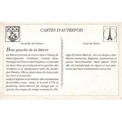 Paris - Reproduction Carte Ancienne Bras de la Bièvre