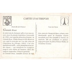 Paris - Reproduction Carte Ancienne Collection Cartes d'Autrefois