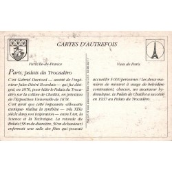 Paris - Reproduction Carte Ancienne Collection Cartes d'Autrefois