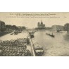 Reproduction de carte postale ancienne Collection Cartes d'Autrefois Paris Quai de la Tournelle berges de la Seine