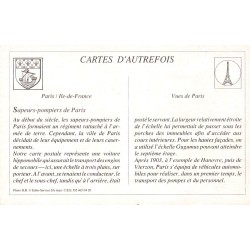 Paris - Reproduction Carte Ancienne Échelle de Sauvetage
