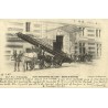 Reproduction de carte postale ancienne Collection Cartes d'Autrefois Sapeurs-Pompiers de Paris échelle de sauvetage