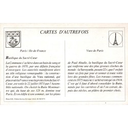 Paris - Reproduction Carte Ancienne Sacré-Cœur
