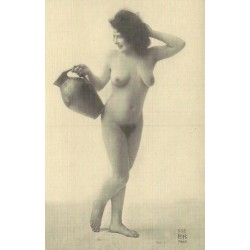Reproduction de carte postale ancienne Collection Cartes d'Autrefois Nu à la Cruche illustration artistique ancienne
