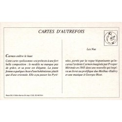 Paris - Reproduction Carte Ancienne Carmen enlève le Haut