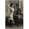 Reproduction de carte postale ancienne Collection Cartes d'Autrefois Poitrine Déesse illustration artistique ancienne