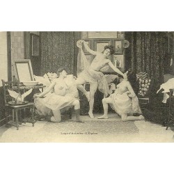 Reproduction de carte postale ancienne Collection Cartes d'Autrefois Loge d’Artiste à l’Opéra Paris scène artistique ancienne