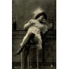 Reproduction de carte postale ancienne Collection Cartes d'Autrefois La Tentation illustration artistique Belle Époque
