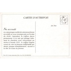 Paris - Reproduction Carte Ancienne Nu Accoudé Corona 169