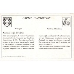 Nantes - Reproduction Carte Ancienne Coiffe dite Câline