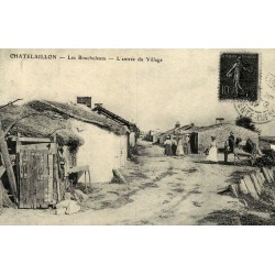 Reproduction de carte postale ancienne Collection Cartes d'Autrefois Châtelaillon-Plage Les Boucholeurs entrée du village