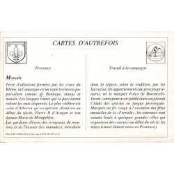 Saintes-Maries-de-la-Mer - Reproduction Carte Ancienne Gardians