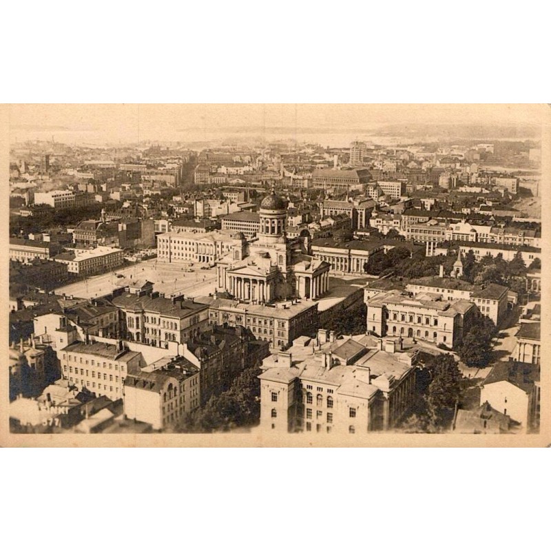 Reproduction de carte postale ancienne Collection Cartes d'Autrefois Ilmavalokuva Veljekset Karhumäki Oy Finlande