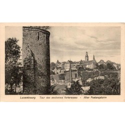 Carte postale ancienne Luxembourg Alter Festungsturm tour des anciennes forteresses et remparts historiques