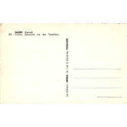 Carte postale ancienne Salers Cantal rue des Templiers