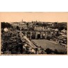 Carte postale ancienne Luxembourg vue générale panoramique de la capitale et de ses vallées historiques