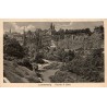 Carte postale ancienne Luxembourg vallée de l’Alzette et rocher du Bock