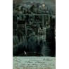 Carte postale ancienne Luxembourg vue prise du Pont du Grund en 1903