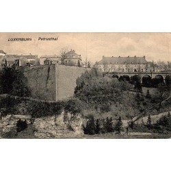 Carte postale ancienne Luxembourg Petrussthal vallée de la Pétrusse