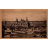 Carte postale ancienne Amsterdam Centraal Station et Stationsplein animé