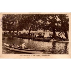 Texte ALT pour l’image
Carte postale ancienne Constantinople Les Eaux Douces d’Europe Kağıthane circulée